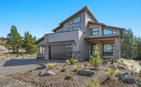Contemporary House Front Angle